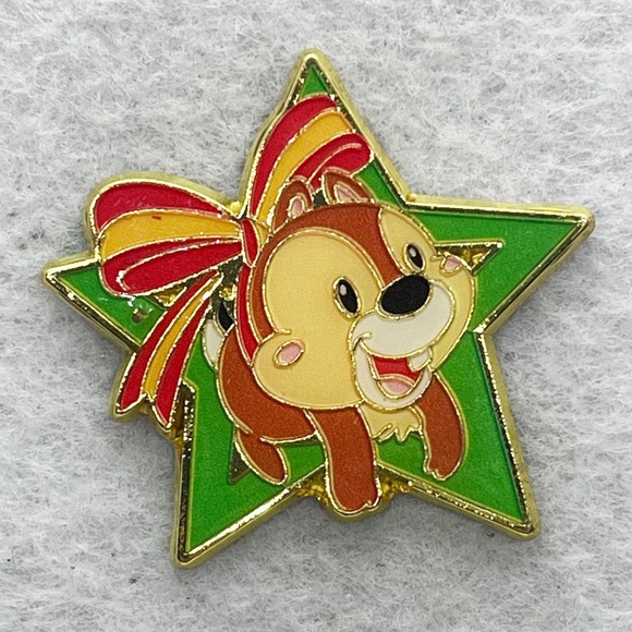 Disney Jewelry - 🔮 5/$25 Disney Star Chip N Dale Happy Chip Pin